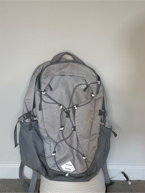 north face backpack with attached lunch bag The North Face NF0A3KX7 Fall Line Backpack, TNF Black Heather / OSFA